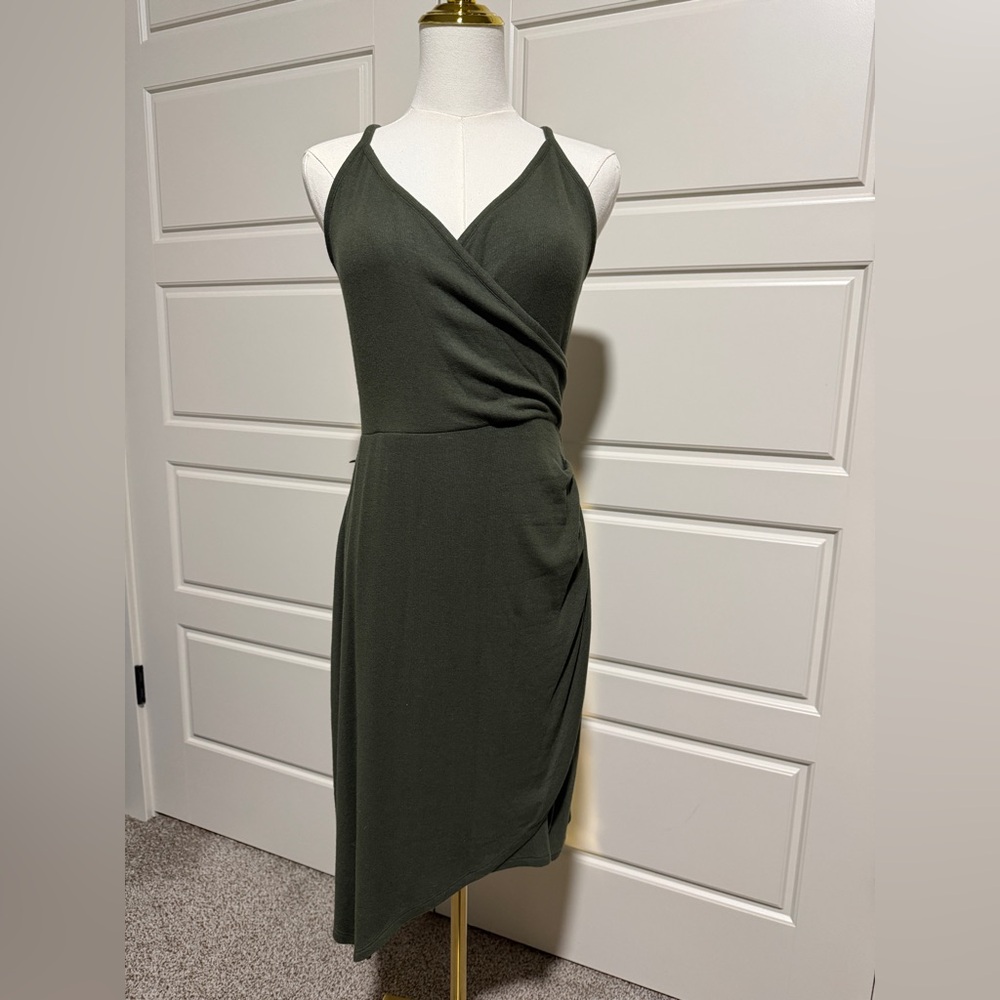 41 Hawthorn Dark Green Midi Dress